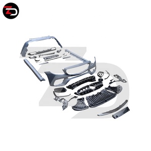 Kit de pare-chocs avant et arrière pour mercedes classe <span class=keywords><strong>E</strong></span> w213, combinaison de corps à coupe haute E63 AMG, jupes latérales, 2016 — 2019, offre spéciale - Product Image 1