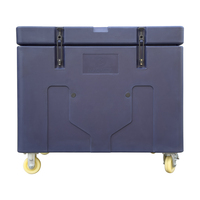 Conteneur isotherme rotomoulé 480L, grande capacité, moderne, réutilisable, pour glace sèche, en LLDPE de qualité alimentaire, pour chaîne du froid, certifié ISO CE, pour la pêche