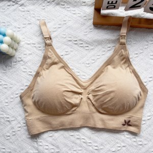 Soutien-gorge de maternité confortable et sexy en gros, taille XL, ouverture frontale, sans armatures, bretelles convertibles, respirant pour femmes enceintes - Product Image 3