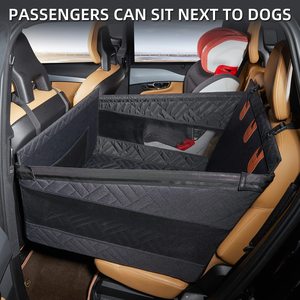 Nueva Funda Protectora de Asiento Delantero para Coche, Acolchada con Malla de Diamantes, Resistente, para Mascotas, Hamaca de Viaje para Perros, Cojín para Asiento de Copiloto - Product Image 3