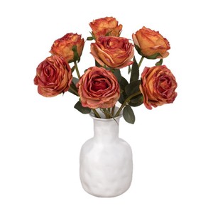 Ramo de Rosas Artificiales de Seda, Color Rosa Lychee, Estilo Europeo, Decoración para el Hogar, Accesorios para Bodas, Alta Simulación, Reutilizables - Product Image 5