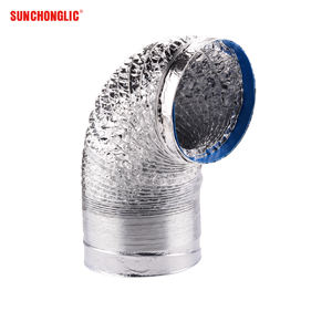 Sunchonglic — <span class=keywords><strong>tuyau</strong></span> d'échappement pour capot <span class=keywords><strong>de</strong></span> <span class=keywords><strong>cuisine</strong></span> 1.5m, en aluminium, tube pour installation à distance - Product Image 2