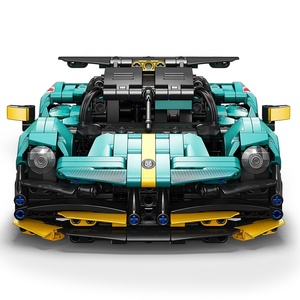 Modèle de <span class=keywords><strong>voiture</strong></span> de course MoYu MY88321 1:14, jouet éducatif en plastique à construire soi-même, ensemble de blocs de construction - Product Image 2
