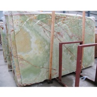 Panneau mural en marbre de grand format poli, panneau mural en onyx, dalle de marbre onyx vert clair