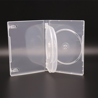 SUNSHING Lot de 22 mm de boîtes de remplacement vides pour CD/DVD avec plateau, boîte de rangement noire pour disques DVD de 25 mm, boîtes de rangement multimédia pour jeux