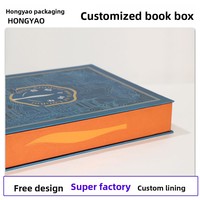Scatola Regalo Magnetica di Alta Gamma Personalizzata a Forma di Libro Finto, Confezione Creativa su Misura, Scatola Premium UV su Ordinazione