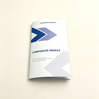 Folleto Tríptico Impreso Personalizado, Folleto Corporativo para Introducción de Marca Empresarial, Marketing para Ferias Comerciales