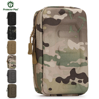 Pochette d'accessoires A051 Mige, sacoche de taille tactique multifonctionnelle EDC à coque rigide, sac de rangement pour téléphone portable multicouche suspendu MOLLE
