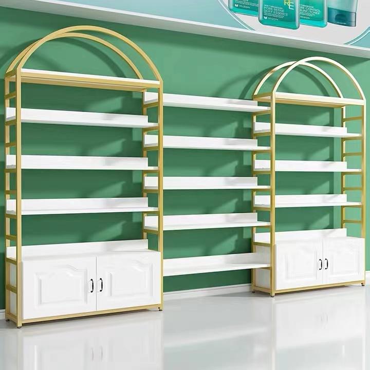 Индивидуальные витрины для косметики, магазин красоты, косметическая стойка, торговый центр, витрина для косметики, настенная полка