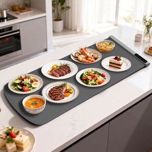 91x41cm Extra Große Speisenwärmematte Hält Essen Warm oder Auftauen Elektrische Silikon-Heizmatte Mit 9 Temperaturstufen und 12-Stunden-Timer - Product Image 1