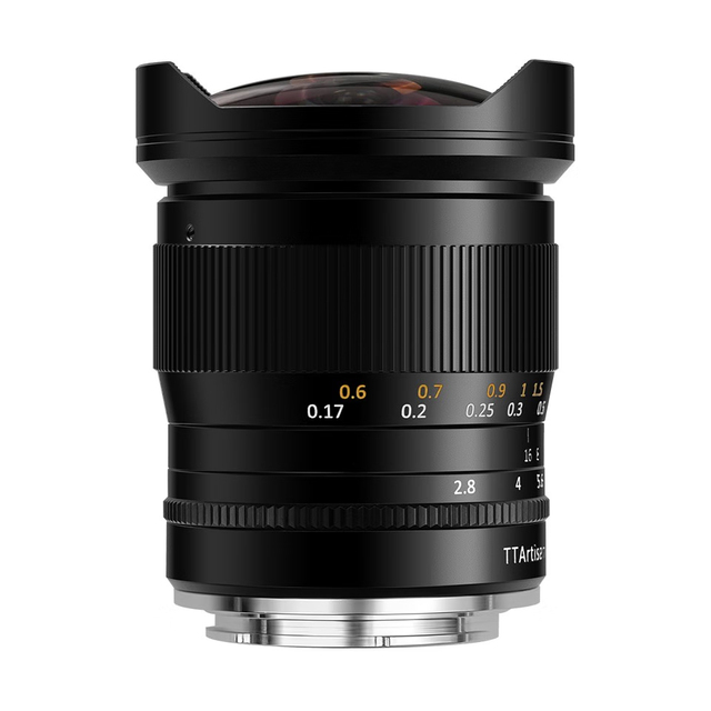 TTArtisan 11mm F2.8 Fixed Focus Full Frame Fisheye E Mount DSLR Camera Lens for EOS-1D X Mark III D6 D850 D780