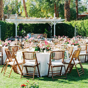 Silla Plegable de Bambú para Jardín, Exterior, Ultraligera, Portátil, Económica y de Buena Calidad, para Bodas, Eventos y Fiestas - Product Image 3