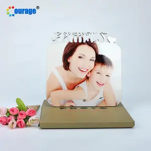 Courage Hot Selling Customized Logo Christmas Gift Family Sublimation Supplier Mdf Picture Frames Wooden Photo Frame Blanks