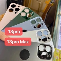 Vente en gros de vitres arrière de remplacement pour iPhone 11/12/13/14/15/16/17 Pro Max, coque arrière de batterie avec logo, panneau de réparation de téléphone