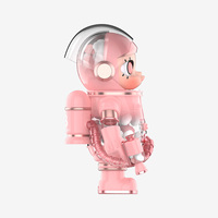 POPMART MEGA SPACE MOLLY 400% SMITTEN LOVE Figurines d'action en PVC et métal, peluches, décoration personnalisée pour la maison, boîtes mystères, objets de collection