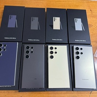 Versión Global Original S24 Ultra Usado Grado A+ 12GB RAM Pantalla de 6.8" Teléfono Móvil 5G con Accesorios Originales y Caja a Color