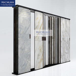 मैकुआन उच्च गुणवत्ता वाली आधुनिक शैली धातु स्लाइडिंग टाइल डिस्प्ले स्टैंड रैक हॉट सेल - Product Image 3