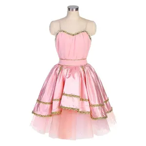 Traje de Ballet para mujer Sun God variaciones profesional competencia personalizada TUTU vestido rosa adulto tutú