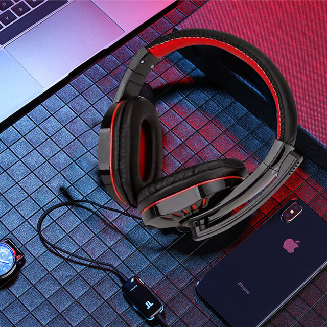 Gaming Headset Headphones 3D Surround Sound Usb C 3.5mm Wired Non-Noise Cancelling Game Microphone Headphones Gaming Headset