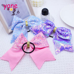 新款亮片Jojo蝴蝶结发带批发可爱儿童发饰马尾辫闪光发带 - Product Image 2