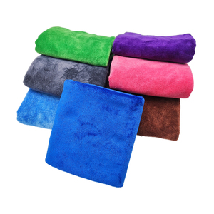 80/20 400gsm mikrofiber atkı örgü kumaş hızlı kuru mikrofiber temizlik havlusu 40*60cm - Product Image 3