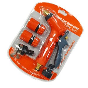 Pistola de Agua de Alta Presión de Plástico Verde, para Riego de Jardín, Lavado de Autos y Baño de Mascotas - Product Image 4