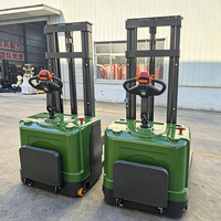 Chariot élévateur électrique à mât duplex 1,5t 2t, alimenté en courant alternatif, avec batterie au lithium sans entretien, portée de levage de 5m, certifié CE