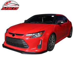 Fits For Scion tC 14-16 GT Style Front Bumper <b>Lip</b> Spoiler Chin <b>Splitter</b> Unpainted PU High Quality Exterior Accessory - Product Image 2