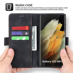 <span class=keywords><strong>Custodia</strong></span> a portafoglio in pelle di lusso in TPU + PU <span class=keywords><strong>per</strong></span> <span class=keywords><strong>Samsung</strong></span> S22 S21 S20 Ultra A51 A71 A20S A21S - Product Image 2