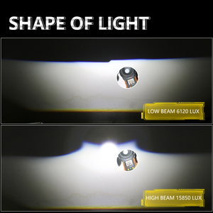 Sanvi Factory New <span class=keywords><strong>S17PRO</strong></span> 61W 6000K LED Proyector Faro 3 pulgadas Mini lente Plug & Play con 3,0 V Modelos A6 A3 A8 - Product Image 6