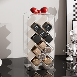 PET Desktop Makeup Brush Holder With Flip Top And Storage Compartment For Eyebrow Pencil Eyeshadow Lipstick Lip Gloss Cosmetic - Product Image 2