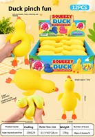 Jouet sensoriel anti-stress extensible en TPR, canard géant jaune, pour enfants et adultes, très populaire