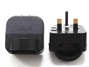 อะแดปเตอร์ปลั๊กไฟยุโรปเป็นอังกฤษแบบ<span class=keywords><strong>3</strong></span>ขาพร้อมฟิวส์13A สำหรับแล็ปท็อปแปลงเป็นอังกฤษ - Product Image 5