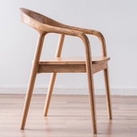 Chaises de salle à manger modernes en bois massif, chaises décontractées pour café, fauteuils simples, meubles de maison nordiques en bois massif, chaises de salle à manger modernes