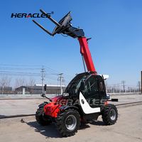 2500kg 5900mm hauteur de levage chariot élévateur télescopique Terrain accidenté télescopique moteur pompe noyau composants chargeur frontal à vendre