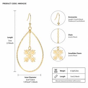 Pendientes de latón con forma de lágrima y colgante de quilla, estilo hawaiano, bohemios, para la playa, uso diario o viajes. - Product Image 4