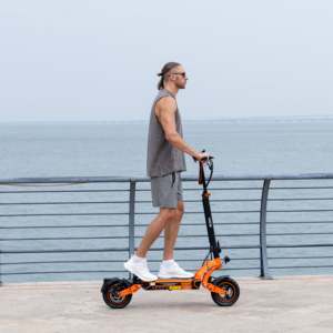 Trottinette pliable D7/D7 Pro pour adulte, 500W 48V, autonomie 100km, vitesse 25km/h, cyclomoteur à deux roues, en stock UE, livraison directe - Product Image 2