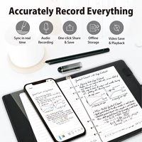 Stylo d'écriture numérique intelligent OEM Tablette en papier sans fil Bluetooth Bloc-notes électronique pour la prise de notes A5 Stockage en nuage Écriture
