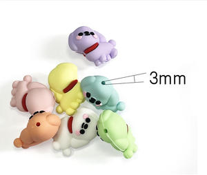 Nouveau 3D goutte Silicone <span class=keywords><strong>chien</strong></span> perles de qualité alimentaire perles en vrac <span class=keywords><strong>pour</strong></span> bricolage Silicone bijoux fabrication de bijoux <span class=keywords><strong>jouets</strong></span> - Product Image 2