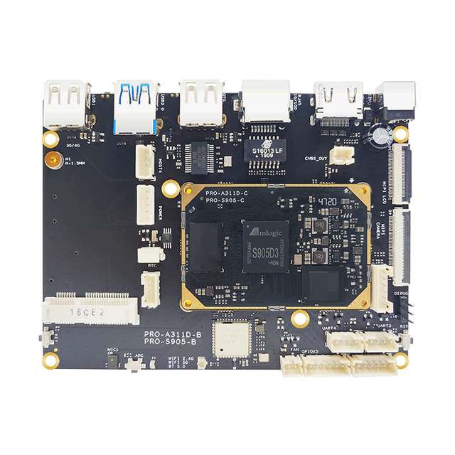 AMLOGIC S905D3 Development Board 1.2T NPU Rongpin PRO-S905 Core 1GB/2GB RAM 16GB Storage PCB & PCBA Product