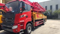 Camion pompe à béton robuste avec flèche de 38,1 m SY5230THBF 390C-10A, flèche multi-sections pour le coulage de bâtiments urbains de taille moyenne