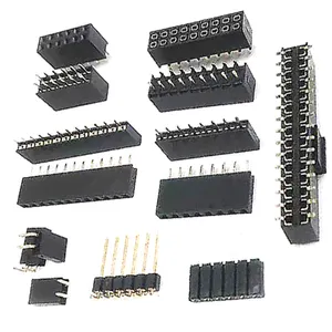 2.0mm 2.54mm Pitch 1.27mm 40pin Way Header Pin Connector Female Header DIP Single Double Rows SMD SMT Male PCB Connectors