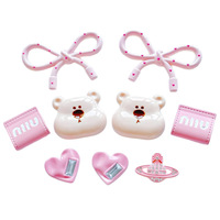 Breloques en acrylique en gros pour DIY, clips à dos plat pour chaussures, breloques Croc pour coques de téléphone, accessoires pour cheveux, fournitures artisanales mignonnes et kawaii