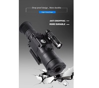 Télescope thermique optique infrarouge de vision nocturne tactique pour patrouille, recherche et sauvetage, avec mise au point, en métal