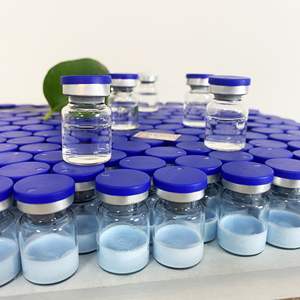 Poudre lyophilisée de peptide de cuivre bleu pour le visage, apaisante, rajeunissante, pour peaux sensibles, hydratante, raffermissante, éliminant les rougeurs - Product Image 1