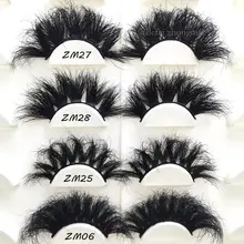 New Design 25mm Eyelash Vendors 5D Lashes Wholesale With Packaging Super Extra Fluffy Mink Eyelashes