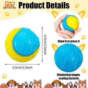 Interaktif köpek oyuncaklar Squeak diş temizleme Pet köpek çiğnemek oyuncak dayanıklı köpek çiğnemek oyuncak - Product Image 4