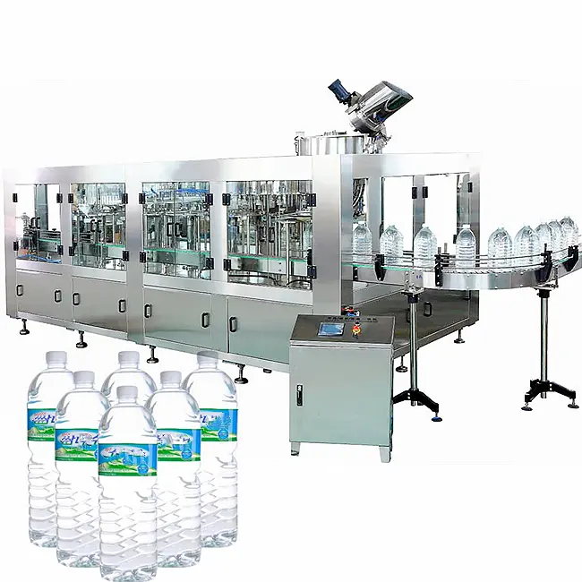 3-10L automatic mineral water washing filling and capping bottle machinery in china supplier