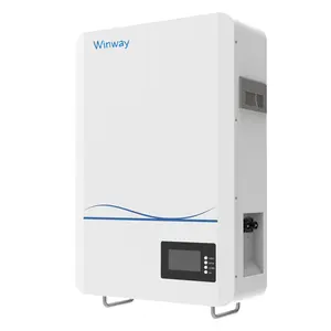 Winway Wall Mounted Powerwall 48V 51.2V 3KW Home Energy Storage LiFePO4 Lithium Battery High quality pack solar system