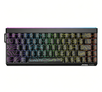 Clavier mécanique filaire USB Type-C rétroéclairé RGB à 68 touches avec interrupteurs magnétiques pour ordinateur de bureau, ordinateur portable, jeux